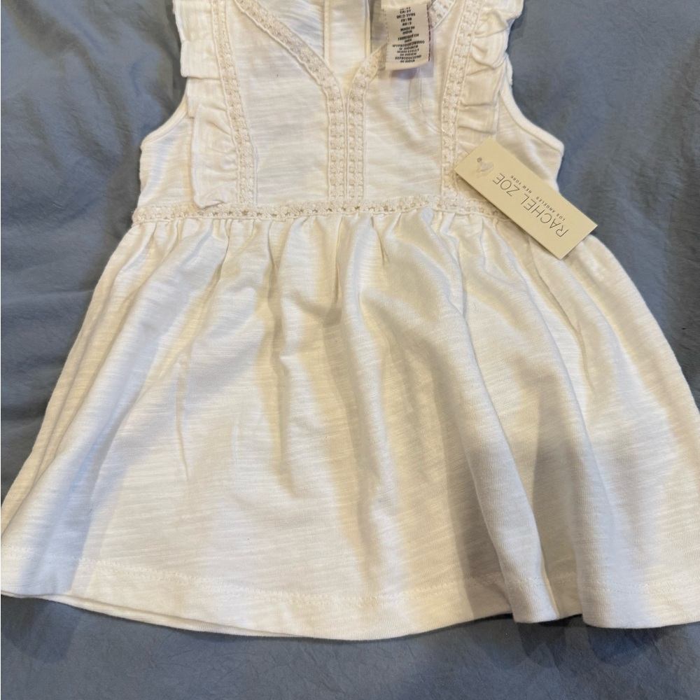 Rachel Zoe Cream Sleeveless Dress